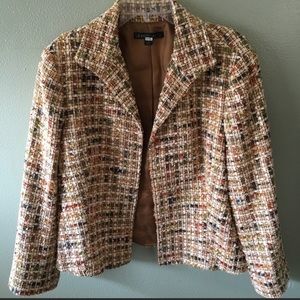 Lafayette 148 New York Tweed Blazer Jacket _ Size 4